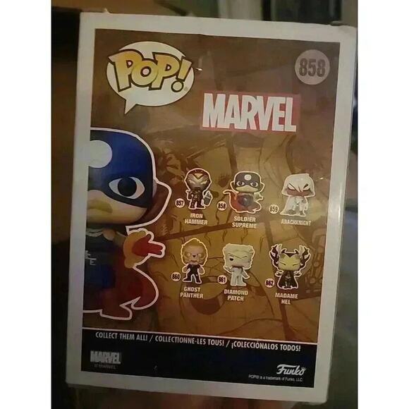 Funko Pop Soldier Supreme 858 Marvel Infinity Warps Amazon Glow In The Dark - Picture 3 of 7